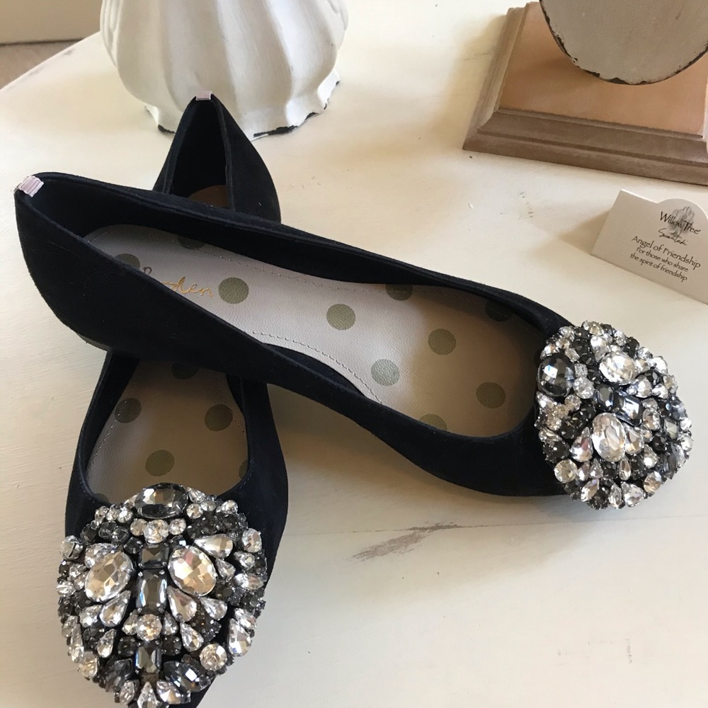 🌺🌺🌺 🎉host Pick🎉Elegant Boden suede flats. Worn only once. - Picture 4 of 7